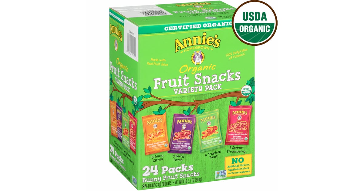 Annie's Fruit Snacks Variety Pack NutFree Snacks For Kids in Bulk
