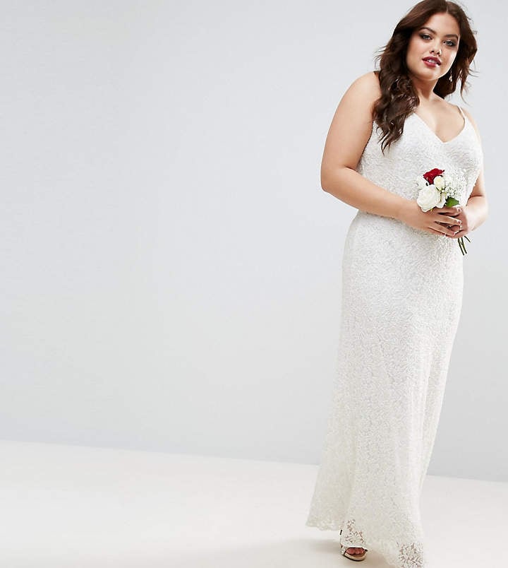 ASOS Bridal Cami Embellished Maxi Dress