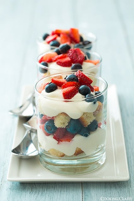 Individual Berry Trifles