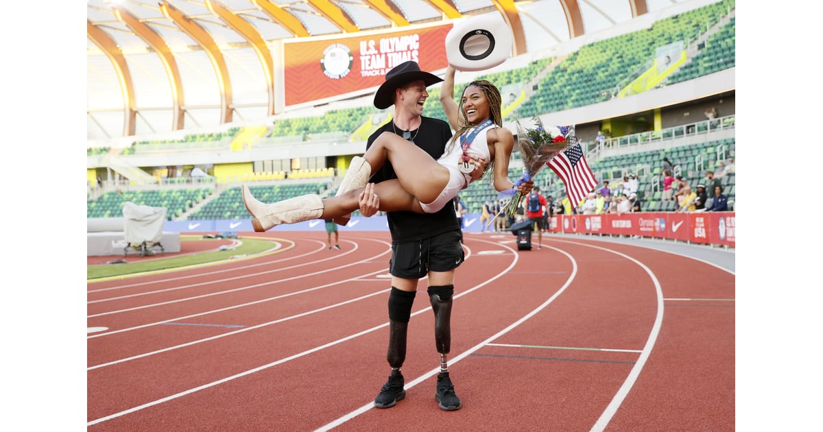 Long Jumper Tara Davis Qualifies For The 2021 Tokyo Olympics Popsugar 