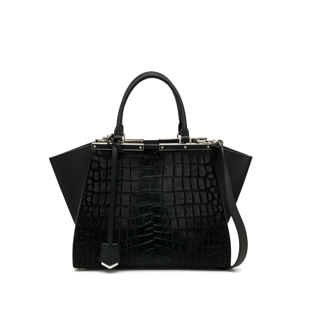 Fendi 3Jours Crocodile-Embossed Calf Hair & Leather Shopper ($3,450)
