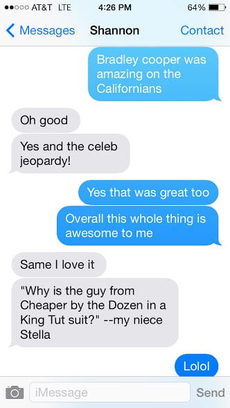 You can watch your shows "with" your BFF who lives somewhere else.