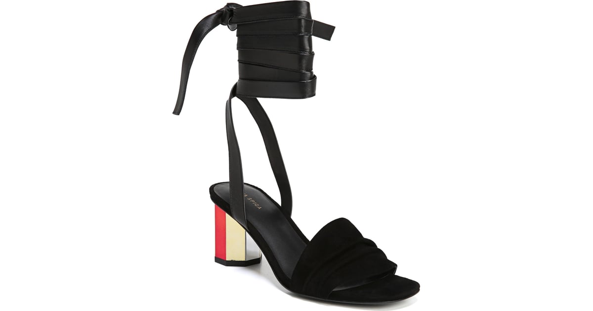 via spiga nova ankle wrap sandal