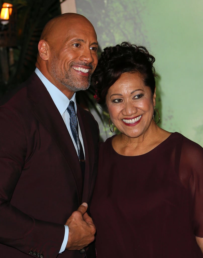 Cute Pictures of Dwayne Johnson and His Blended Family