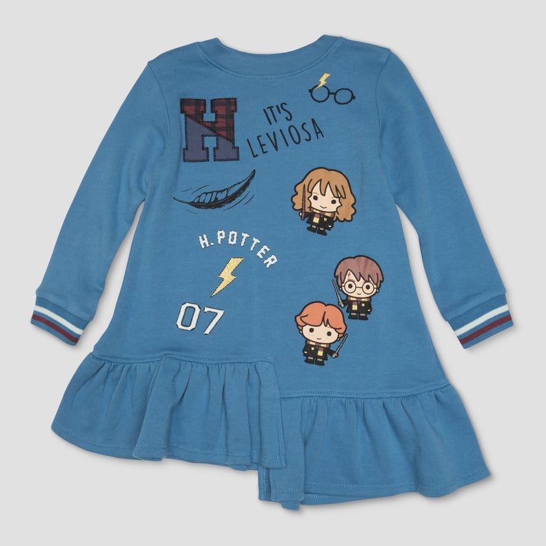 Toddler Harry Potter Leviosa Patches Dress