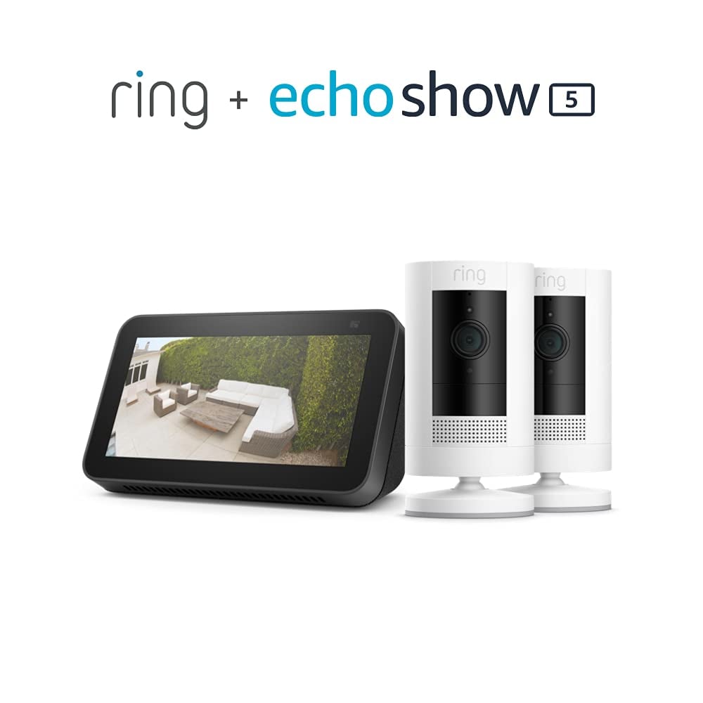 Ring Stick Up Cam with Echo Show 5 Bundle