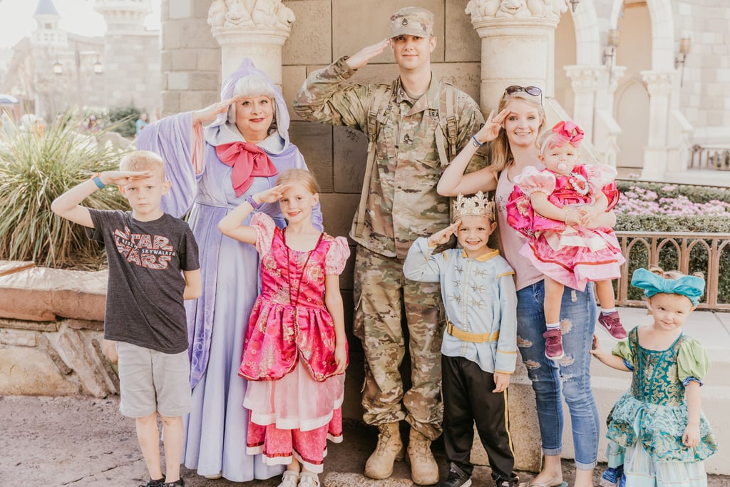 Photos of Military Dad Surprising His Family at Disney World