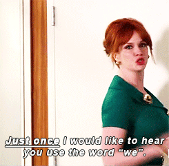 She starts speaking her mind more at work.