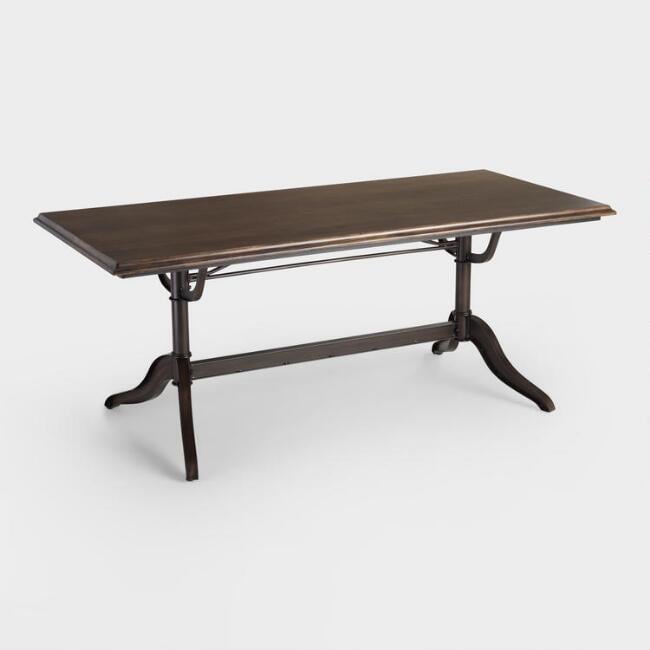 Wood and Metal Caylee Dining Table ($500)