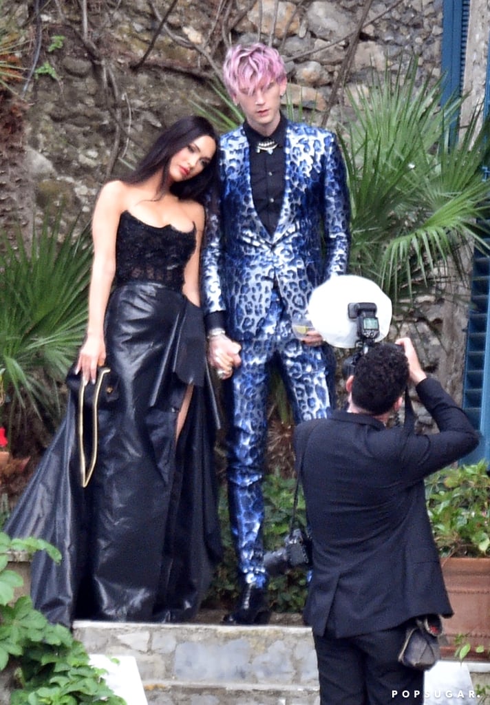 Megan Fox Zuhair Murad Gown at Kourtney Kardashian's Wedding