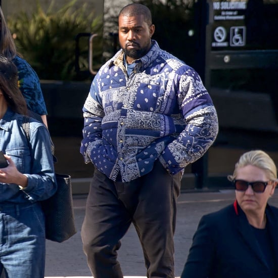 Kanye West's Bandana Print Visvim Puffer Coat