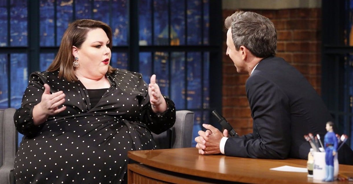 Chrissy Metz wears Loft dresses from plus-size collection