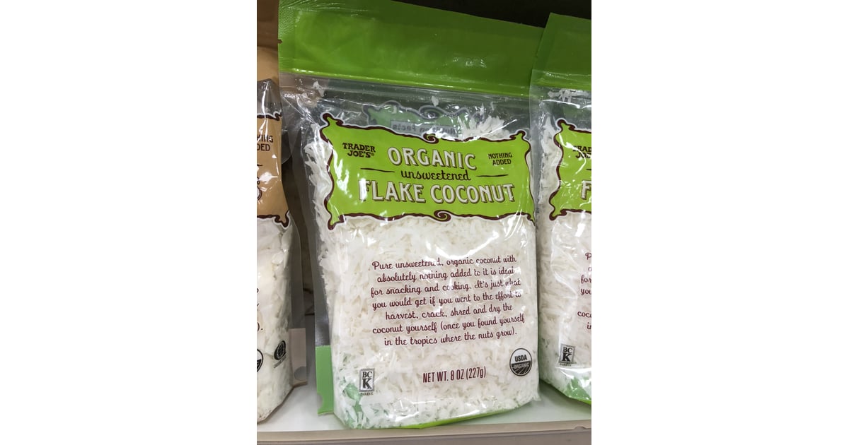 Organic Unsweetened Flake Coconut Trader Joe's Smoothie Ingredients