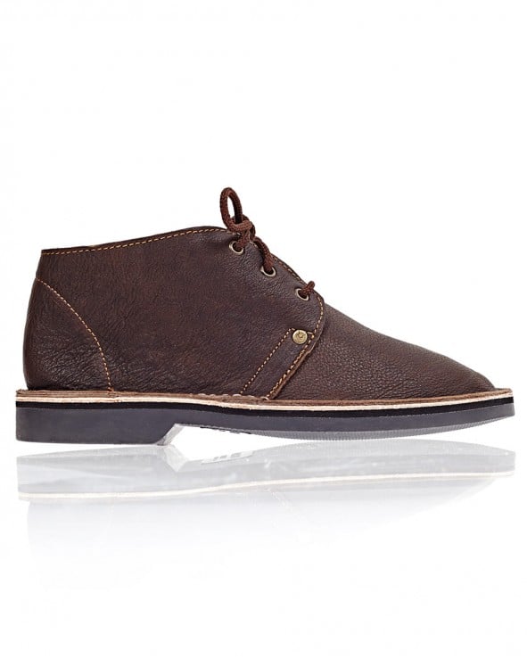 Brother Vellies Erongo Desert Boot in Brown Leather ($195)