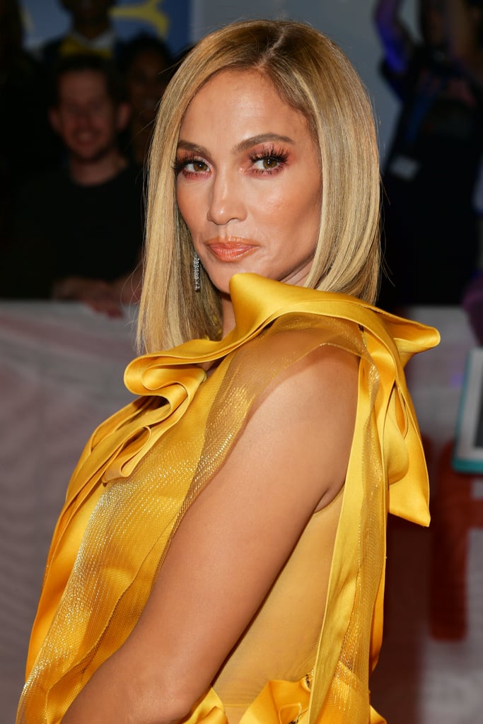 Jennifer Lopez's Blonde Lob in September 2019