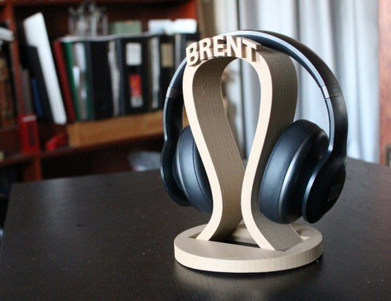 Personalized Headphone Stand