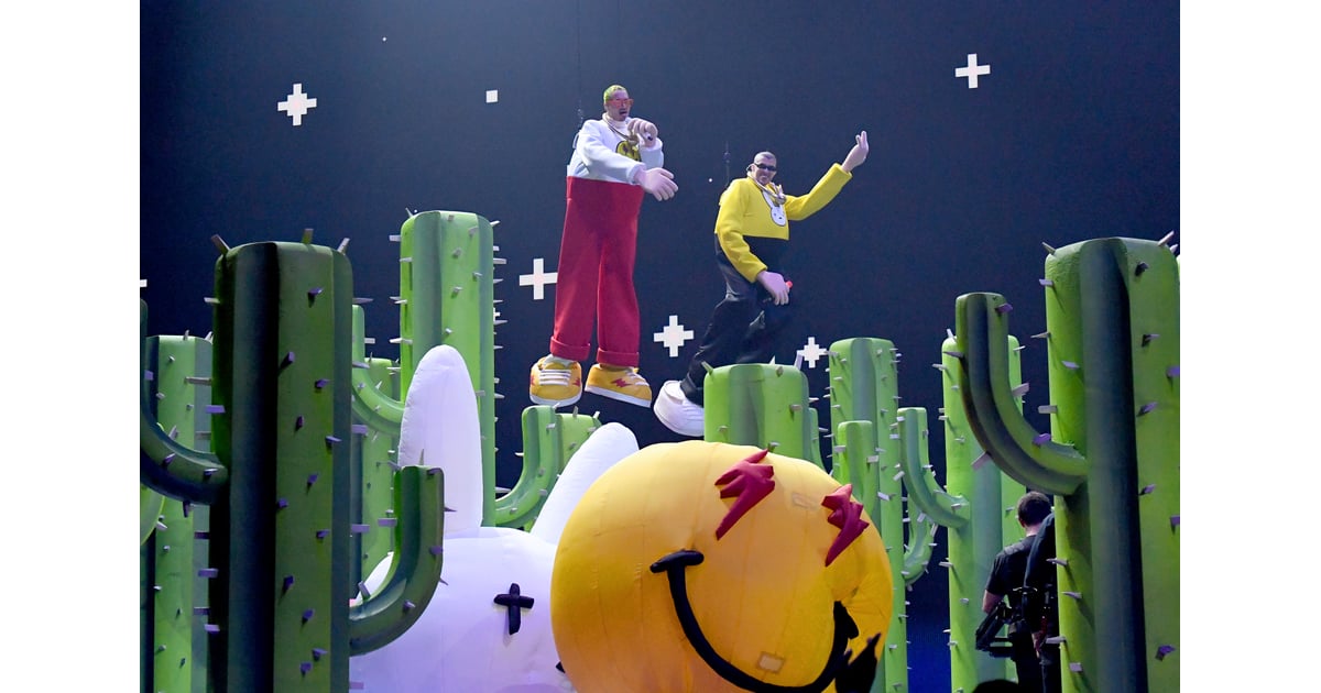J Balvin and Bad Bunny 2019 MTV VMAs Performance Video POPSUGAR