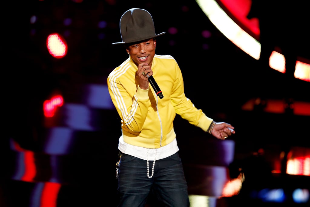 Pharrell's hat ironed out its international appeal when the two made an appearance on a German TV show.