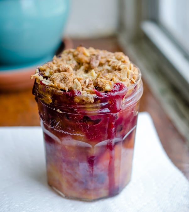 Fruit Crisp in a Jar