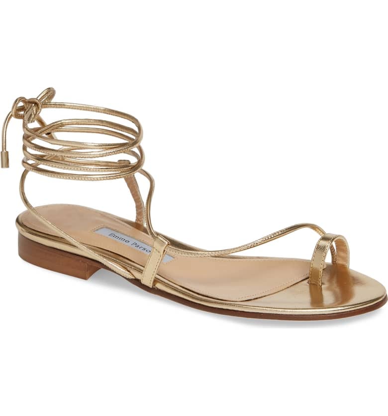 Emme Parsons Susan Ankle Tie Sandal