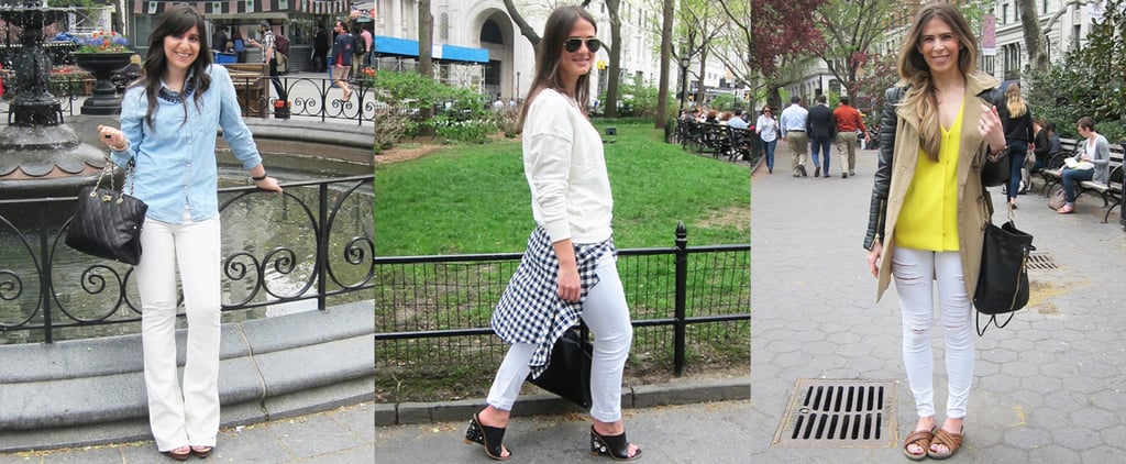 How to Wear White Jeans Trend 2014