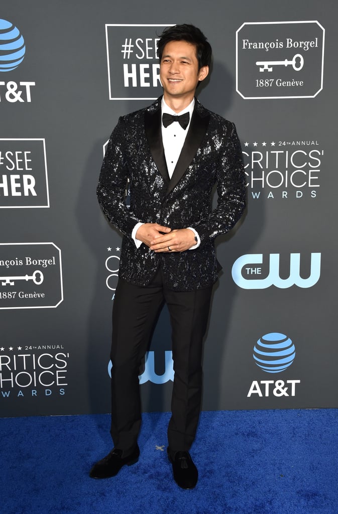 Harry Shum Jr. at the 2019 Critics' Choice Awards