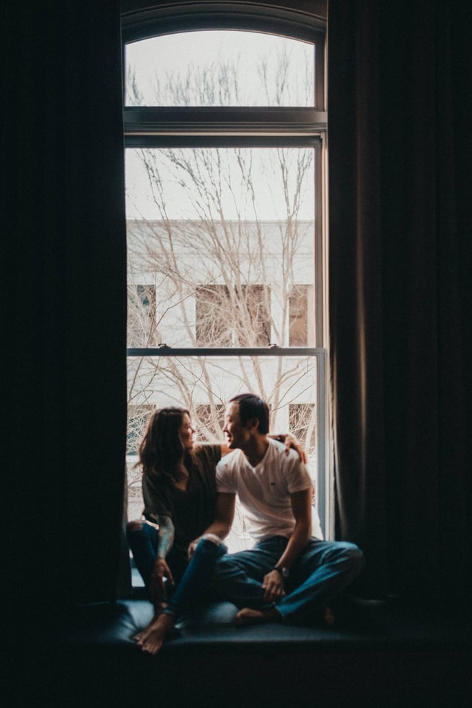 Romantic Loft Engagement Shoot Popsugar Love And Sex 5327