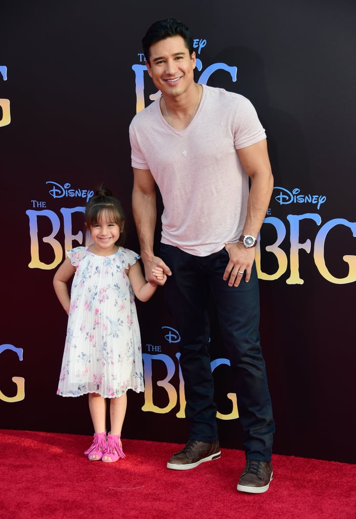 Mario Lopez and Daughter Gia at The BFG Premiere June 2016