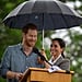 Meghan Markle Holding Prince Harry's Umbrella October 2018