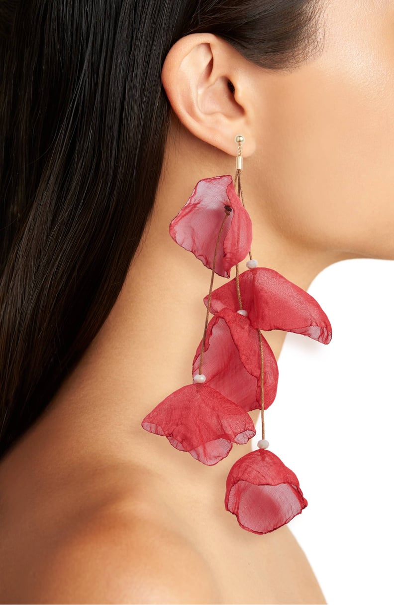 Stella + Ruby Chiffon Flower Earrings