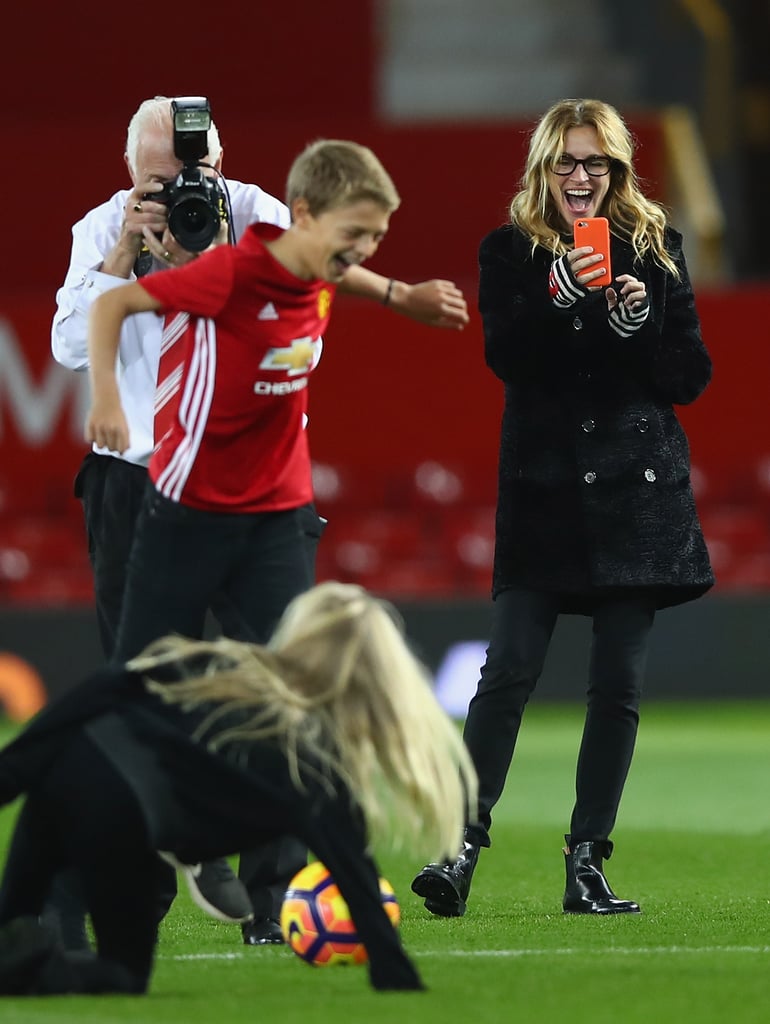 Julia Roberts's Kids Playing Soccer in England November 2016