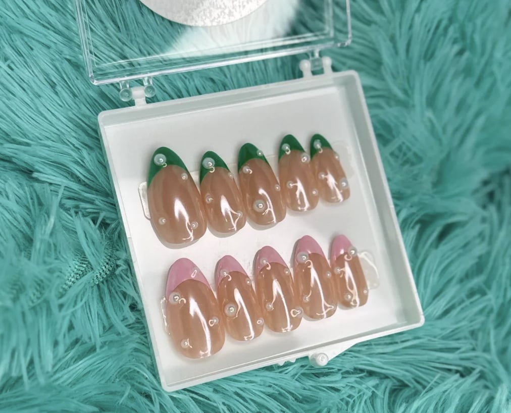 B.Clawed 2 Sides of the Same Coin Press-on Nails