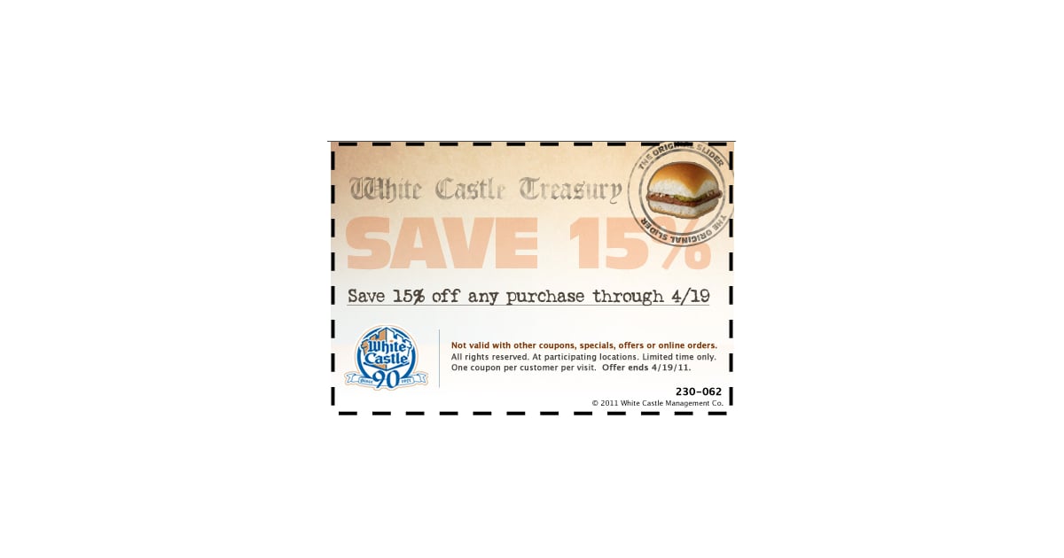 White Castle | Enjoy These 15 Tax Day Freebies and Discounts ...