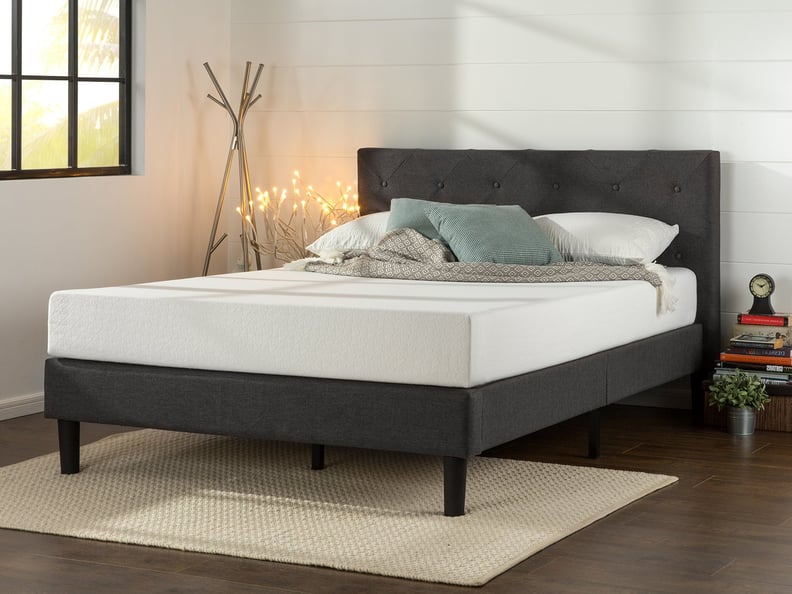 Zinus Shalini Upholstered Diamond Stitched Platform Bed