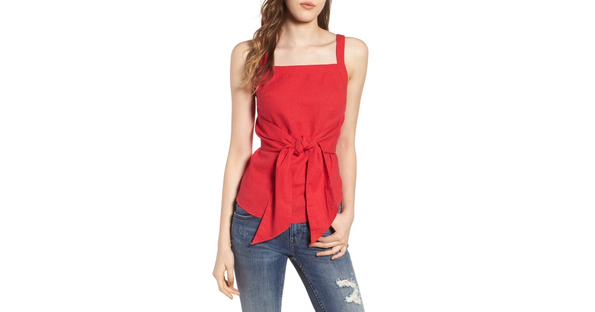 BP Tie Front Tank Top Memorial Day Style POPSUGAR Fashion Photo 2