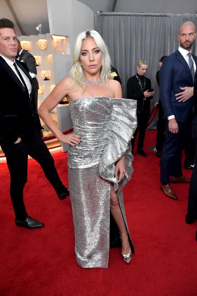 Lady Gaga's Celine Dress at the 2019 Grammys | POPSUGAR Fashion Photo 36