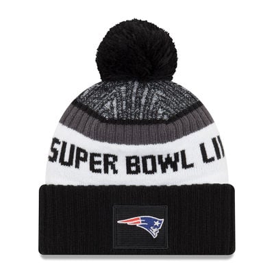 Patriots super bowl knit hat clearance