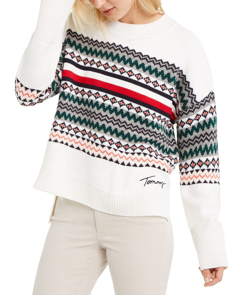 Tommy Hilfiger Fair Isle Drop-Shoulder Sweater