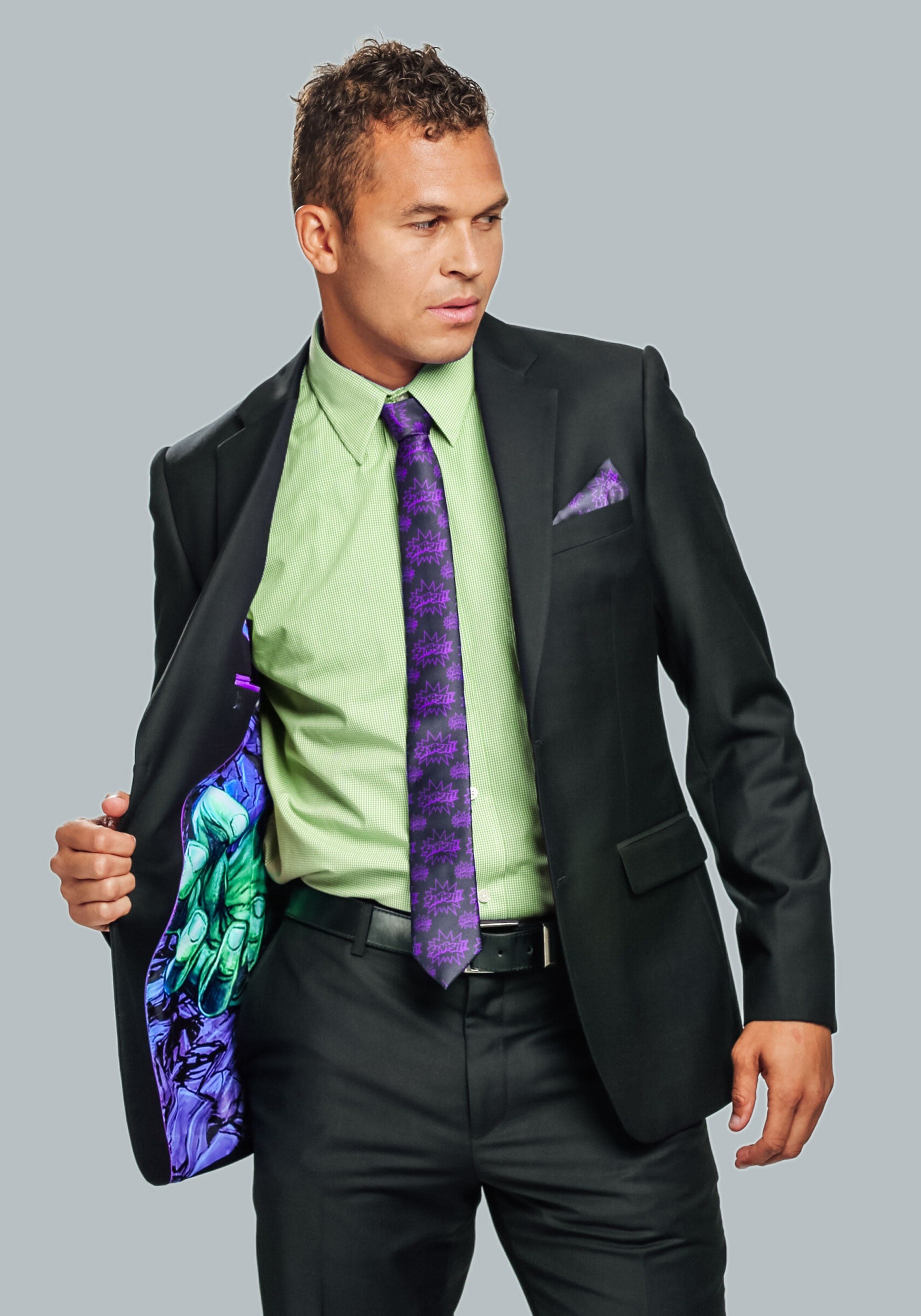 hulk button shirt