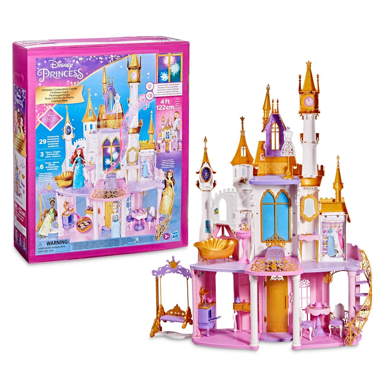 Disney princess discount castle dollhouse