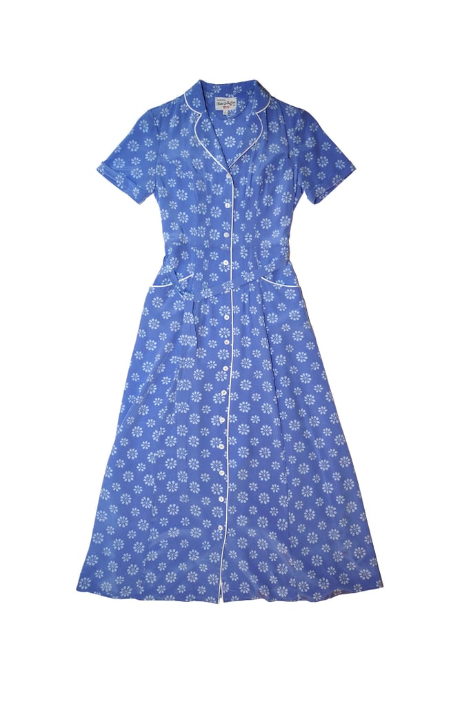 HVN Label Purple Daisy Long Maria Dress