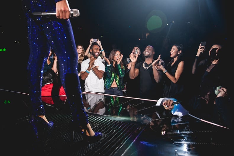 Kevin Hart had a full-blown freak-out in the front row of Beyoncé's LA concert.