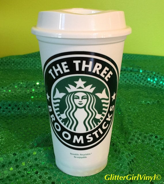 Harry Potter Personalized Customized "The Three Broomsticks" Starbucks Cup ($10)