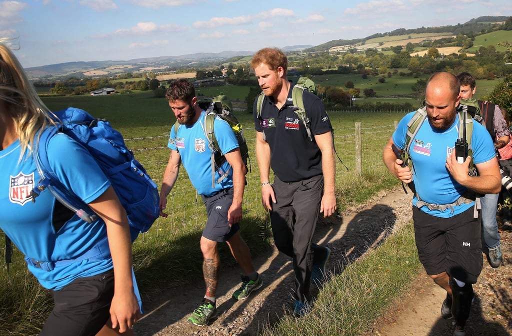 Prince Harry Walking the Wounded's Walk of Britain