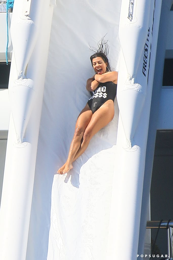 Kourtney Kardashian and Kris Jenner France Vacation Pictures