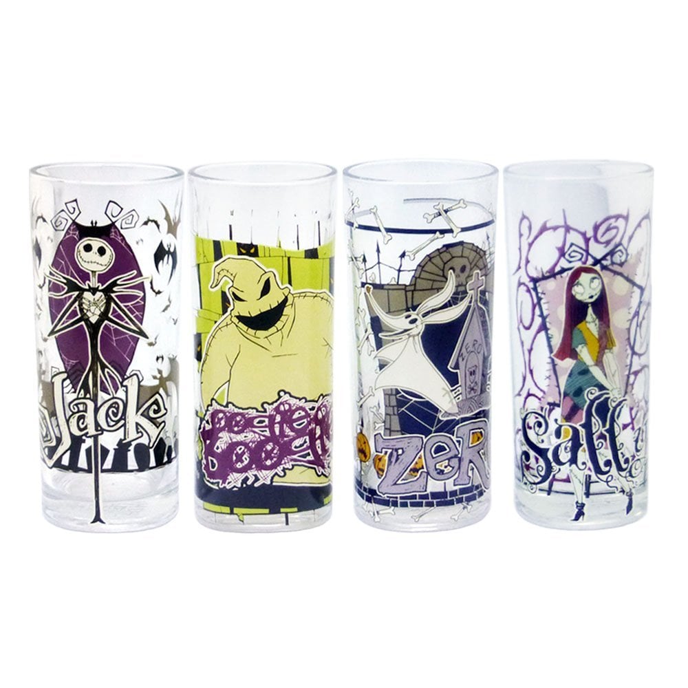 Nightmare Before Christmas Characters 4-pc Glass Tumbler Set ($20)