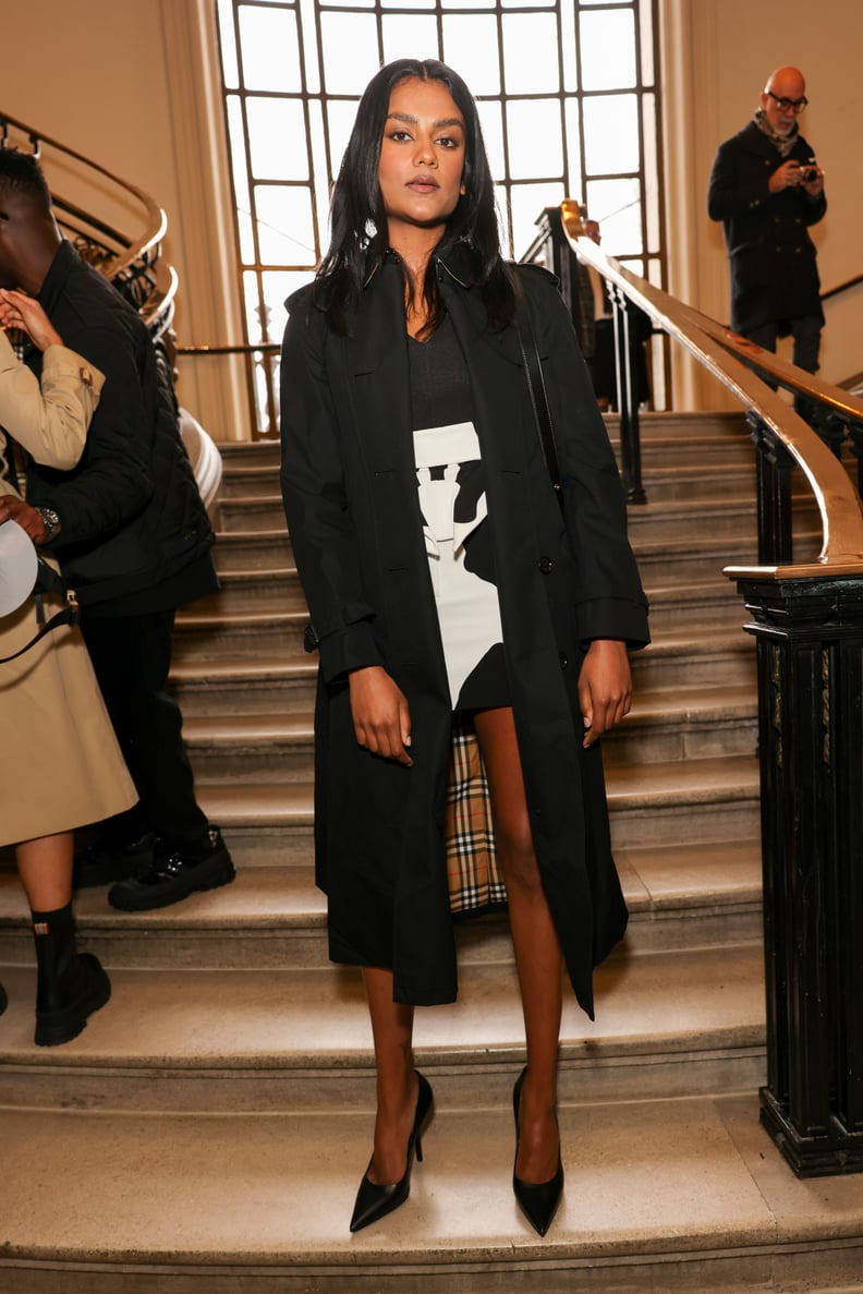 Simone Ashley at Burberry