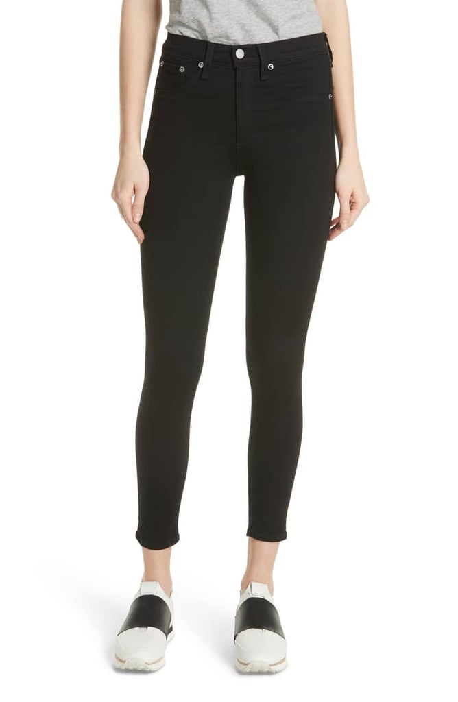 Rag & Bone/Jean High Waist Ankle Skinny Jeans