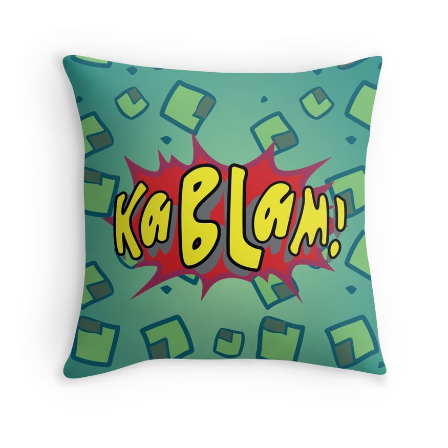 Kablam! Throw Pillow ($20)