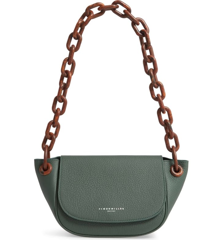 Simon Miller Bend Leather Shoulder Bag A Chunky Chain Strap